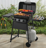 Expert Grill 3 Burner 30,000 BTU Gas Grill with Side Shelves, Black, XG19-101-002-01