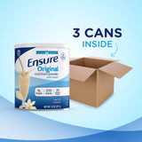 Ensure Original Nutrition Powder with 9 grams of protein, Meal Replacement, Vanilla, 14 oz, 3 count