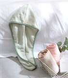 Microfiber coral velvet dry hair cap