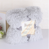 Super Soft Long Shaggy Fuzzy Fur Faux Fur Warm Elegant Cozy With Fluffy Sherpa Throw Blanket winter blankets for beds