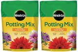 [8 Quart, 2 Pack] Miracle-Gro Potting Mix