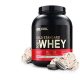 Optimum Nutrition Gold Standard 100% Whey Protein Powder, Cookies & Cream, 24g Protein, 5 Lb