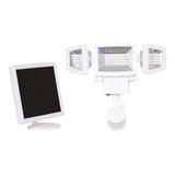 Westinghouse 2000 Lumen Triple Head Solar Security Light, Wireless Motion Activated Kit (White Finish)
