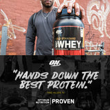 Optimum Nutrition Gold Standard 100% Whey Protein Powder, Cookies & Cream, 24g Protein, 5 Lb