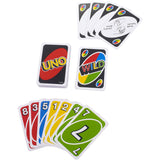 UNO Color & Number Matching Card Game for 2-10 Players Ages 7Y+