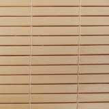 Radiance 4' x 6' Cordless 1/4" PVC Roll-Up Outdoor Sun Shade, Woodgrain