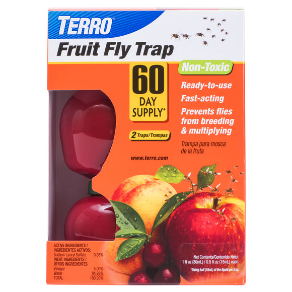 Terro Fruit Fly Traps, 2 ct