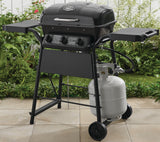 Expert Grill 3 Burner 30,000 BTU Gas Grill with Side Shelves, Black, XG19-101-002-01