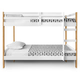 Letto Twin over Twin Bunk Bed, Multiple Colors