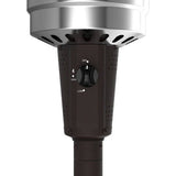 Mainstays Large Outdoor Patio Heater, Powder Coat Brown