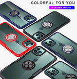 Phone Case For iPhone 11 Pro XS Max Case Clear Magnetic Car Holder Cover For iphone 7 6 S 6S 8 Plus X XR Case 7Plus Coque Fundas
