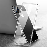 Phone Case For iPhone 11 Pro XS Max Case Clear Magnetic Car Holder Cover For iphone 7 6 S 6S 8 Plus X XR Case 7Plus Coque Fundas