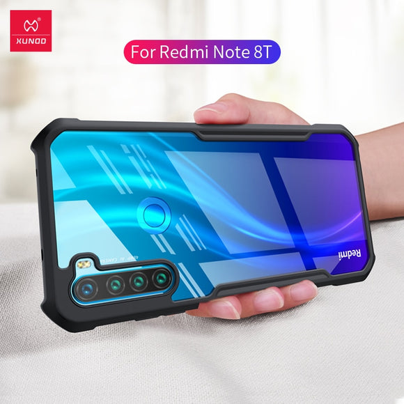 Xundd Case For Redmi Note 8T Shookproof Airbag Cover Transparent Xiaomi Note 8T Cover For Xiaomi Redmi Note 8 With Bumper