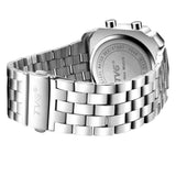 TVG Mens New Square Watch Compass Hiking Mountaineering Watch Full Steel Waterproof LED Watch Men Watch Naviforce Sport Watches