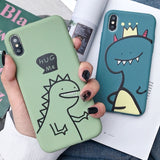 Casing Oppo A3S A5 A57 A39 A83 F1plus RealMec1 Design Dinosaur Soft Phone Cover