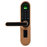 LACHCO Biometric Electronic Door Lock Smart , Code, Key Touch Screen Digital Password Fingerprint Lock for Home Office A18013FB
