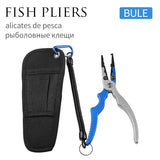 LINNHUE Aluminum Alloy Fishing Pliers Grip Set Fishing Tackle Hook Recover Cutter Line Split Ring High Quality Fishing Tool Hot