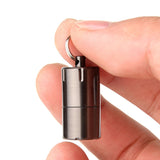 Mini Compact Kerosene Lighter Key Chain Capsule Gasoline Lighter Inflated Keychain Petrol Lighter Outdoor Tools