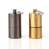 Mini Compact Kerosene Lighter Key Chain Capsule Gasoline Lighter Inflated Keychain Petrol Lighter Outdoor Tools