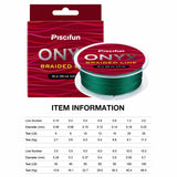 Piscifun ONYX 274M fishing Line 6-150LB Super Strong PE Braided Fishing Line 4 Strands 8 Strands Multifilament Fishing Line