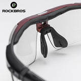 RockBros Polarized Cycling Sun Glasses Outdoor Sports Bicycle Glasses Men Women Bike Sunglasses 29g Goggles Eyewear 5/3 Lens