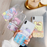 Cartoon sanrio Cinnamoroll case for X Xs Max XR cover TPU shockproof back cover for iphone 11 11pro 6 6s 7 8plus Phone Case