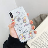 Cartoon sanrio Cinnamoroll case for X Xs Max XR cover TPU shockproof back cover for iphone 11 11pro 6 6s 7 8plus Phone Case