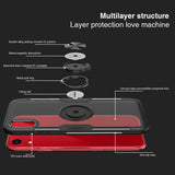 Phone Case For iPhone 11 Pro XS Max Case Clear Magnetic Car Holder Cover For iphone 7 6 S 6S 8 Plus X XR Case 7Plus Coque Fundas