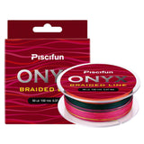 Piscifun ONYX 137M fishing Line 6-150LB Super Strong 4 Strands 8 Strands PE Braided Fishing Line Multifilament Fishing Line