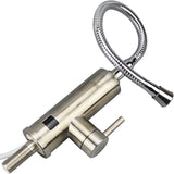 Newest Stainless Steel 220v 3000w Water Heater Faucet Kitchen Electric Water Heating Tap Instant Hot Faucet Heaters