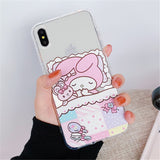 Cartoon sanrio Cinnamoroll case for X Xs Max XR cover TPU shockproof back cover for iphone 11 11pro 6 6s 7 8plus Phone Case