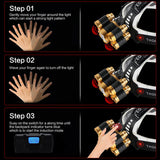 Most Powerful LED Headlight headlamp 5LED T6 Head Lamp Power Flashlight Torch head light 18650 battery Best For Camping, fishing