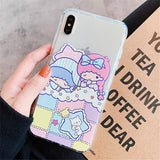 Cartoon sanrio Cinnamoroll case for X Xs Max XR cover TPU shockproof back cover for iphone 11 11pro 6 6s 7 8plus Phone Case