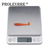 Proleurre 10pcs/lot 50mm 0.7g Soft Rubber Bait Fishing Lure Jig Wobbler Soft Worm Carp Fishing Bait Artificial Silicone Swimbait
