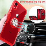 Phone Case For iPhone 11 Pro XS Max Case Clear Magnetic Car Holder Cover For iphone 7 6 S 6S 8 Plus X XR Case 7Plus Coque Fundas