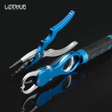 LINNHUE Aluminum Alloy Fishing Pliers Grip Set Fishing Tackle Hook Recover Cutter Line Split Ring High Quality Fishing Tool Hot