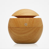 USB Aroma Essential Oil Diffuser Ultrasonic Air Home Humidifier Mini Mist Maker Aroma Diffuser 130ML 7 Color LED Light Office