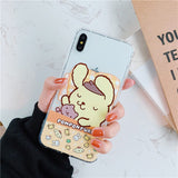 Cartoon sanrio Cinnamoroll case for X Xs Max XR cover TPU shockproof back cover for iphone 11 11pro 6 6s 7 8plus Phone Case