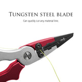 LINNHUE Aluminum Alloy Fishing Pliers Grip Set Fishing Tackle Hook Recover Cutter Line Split Ring High Quality Fishing Tool Hot