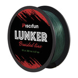 Piscifun Lunker 274M Braided Fishing Line 4 Strands 6-80 LB 0.06-0.5mm Strong Netherlands PE Fiber Multifilament Fishing Line