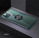 Phone Case For iPhone 11 Pro XS Max Case Clear Magnetic Car Holder Cover For iphone 7 6 S 6S 8 Plus X XR Case 7Plus Coque Fundas