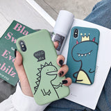 Casing Oppo A3S A5 A57 A39 A83 F1plus RealMec1 Design Dinosaur Soft Phone Cover