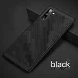 Eqvvol Ultra Slim PC Case For Galaxy Samsung S10 S9 S8 Plus Note 8 9 10 Pro A50 A70 M20 Hollow Heat Dissipation Back Cover Cases