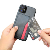 Eqvvol Retro PU Leather Case For iPhone 11 Pro MAX 2019 Multi Card Wallet Case For iPhone X XS MAX XR 11 Shockproof Cover Coque