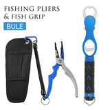 LINNHUE Aluminum Alloy Fishing Pliers Grip Set Fishing Tackle Hook Recover Cutter Line Split Ring High Quality Fishing Tool Hot