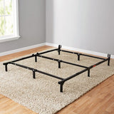Mainstays 7" Adjustable Bed Frame, Black Steel