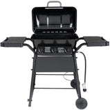 Expert Grill 3 Burner 30,000 BTU Gas Grill with Side Shelves, Black, XG19-101-002-01