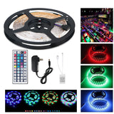 TSV 16.4 Feet 300 LED RGB Muliticolor Changing RGB LED TV Backlight Strip Light Kit with 44 Key IR Remote Control