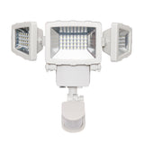 Westinghouse 2000 Lumen Triple Head Solar Security Light, Wireless Motion Activated Kit (White Finish)