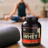 Optimum Nutrition Gold Standard 100% Whey Protein Powder, Cookies & Cream, 24g Protein, 5 Lb